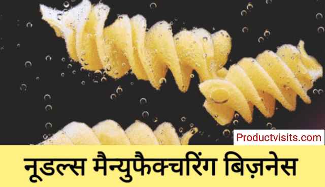noodles Manufacturing Business Idea in Hindi